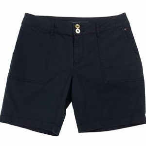 Tommy Hilfiger Navy Cargo Shorts Capri Casual Size 2